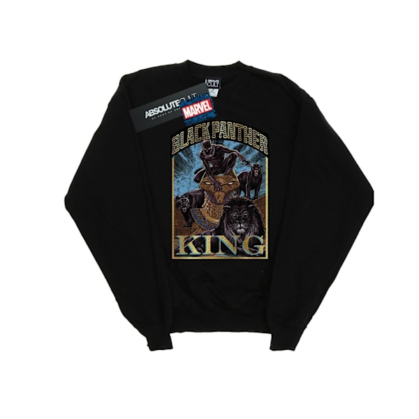 Marvel Herr Svart Panther Homage Sweatshirt XXL Svart Black XXL