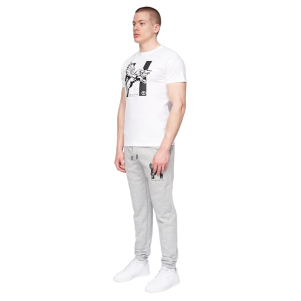Henleys Herr Curveball Joggingbyxor XXL Grå Melange Grey Marl XXL
