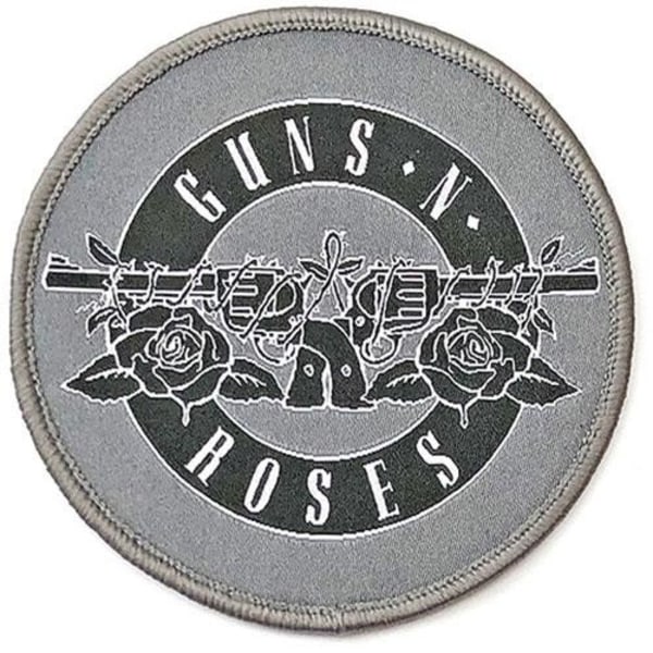 Guns N Roses Circle Logo Patch One Size Grå/Svart/Vit Grey/Black/White One Size