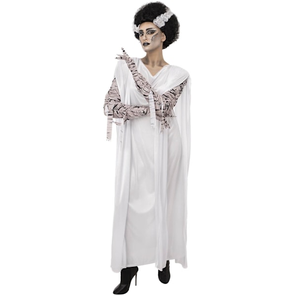 Universal Monsters Dam/Dam Bride Of Frankenstein Kostym White M