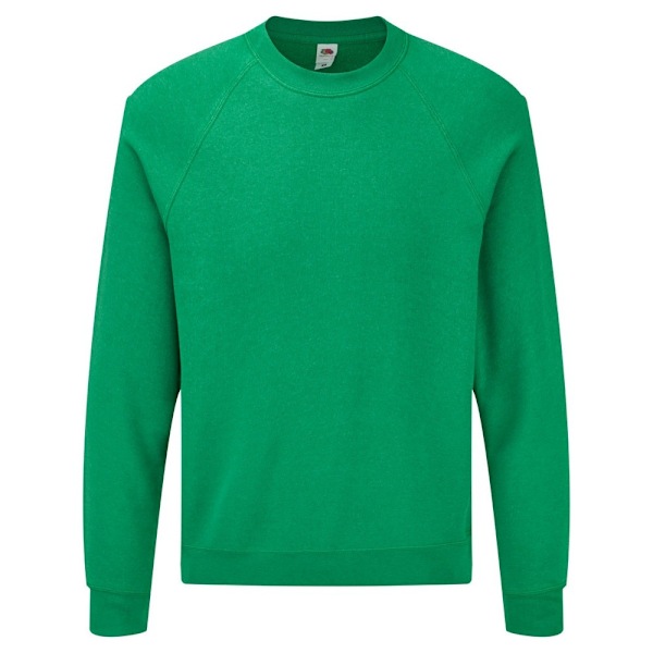 Fruit Of The Loom Raglanärm Belcoro® Sweatshirt M Heat Heather Green M