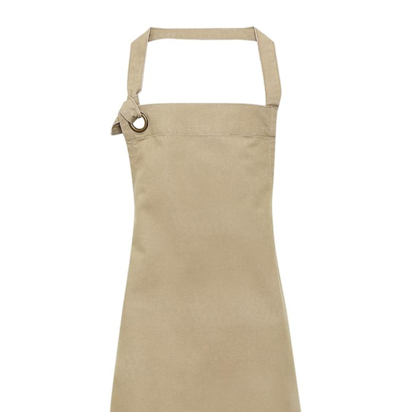 Premier Unisex Calibre Heavy Cotton Canvas Haklappsförkläde One Size K Khaki One Size