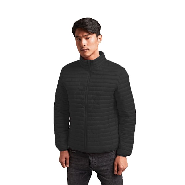 2786 Herr Tribe Fineline Vadderad Jacka XS Svart Black XS