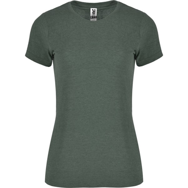 Roly Dam T-shirt med korta ärmar, Fox Heather, Storlek S, Flaska Grön Bottle Green S