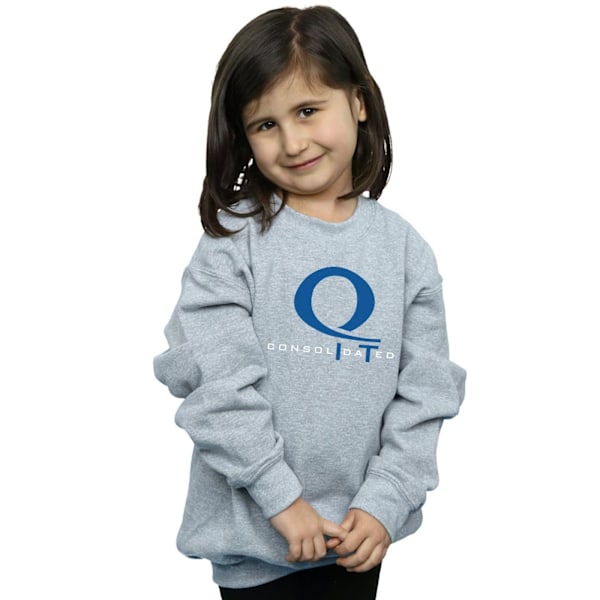 DC Comics Girls Arrow Queen Consolidated Logo Sweatshirt 5-6 år Sports Grey 5-6 Years