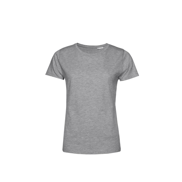 B&C Dam/Dam E150 Ekologisk kortärmad T-shirt XS Grå He Grey Heather XS