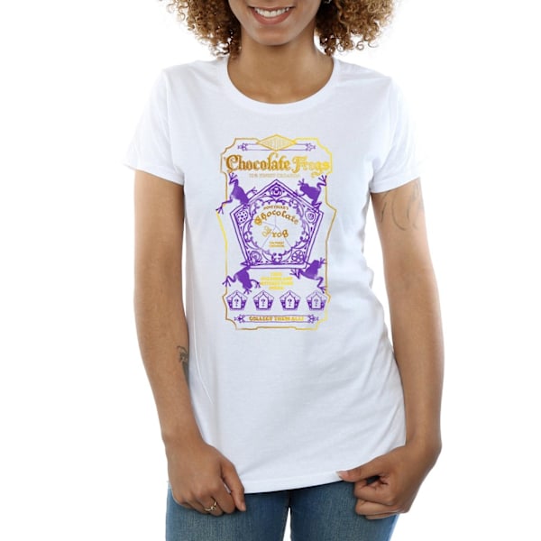 Harry Potter Dam/Kvinnor Chokladgrodor Färgad Etikett Cotto White M