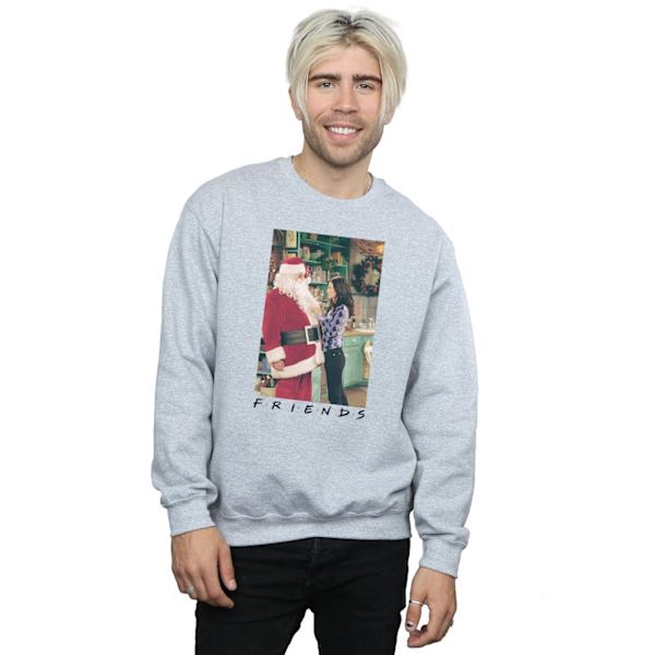 Friends Herr Chandler Claus Sweatshirt L Sports Grey Sports Grey L