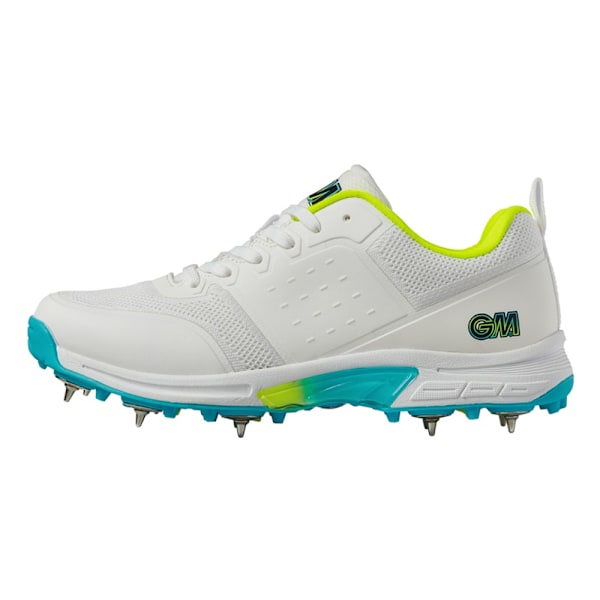 Gunn And Moore Aion Spikade Cricketskor för Herr 11 UK Vit/Blå/ White/Blue/Green 11 UK