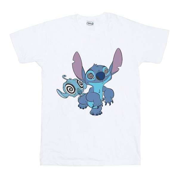 Disney Girls Lilo And Stitch Hypnotized Bomull T-Shirt 7-8 År Sports Grey 7-8 Years