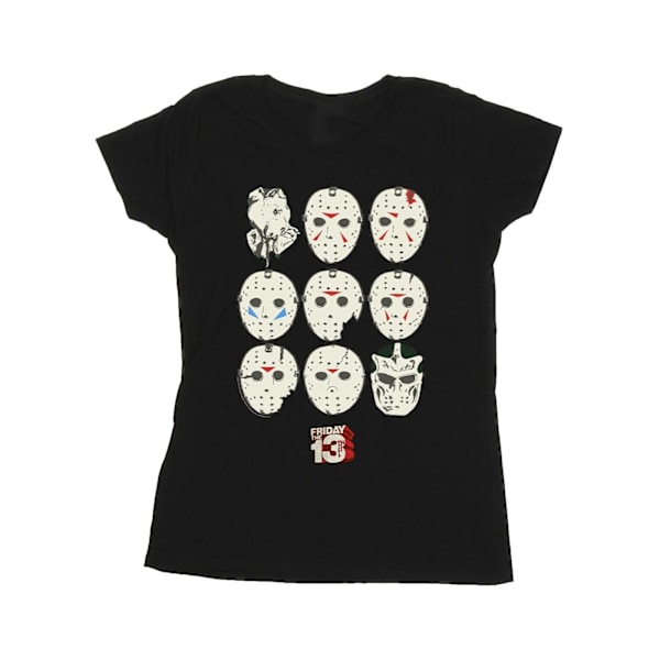 Fredagen den 13:e Dam/Dam Jason Masker Bomull T-shirt M Svart Black M