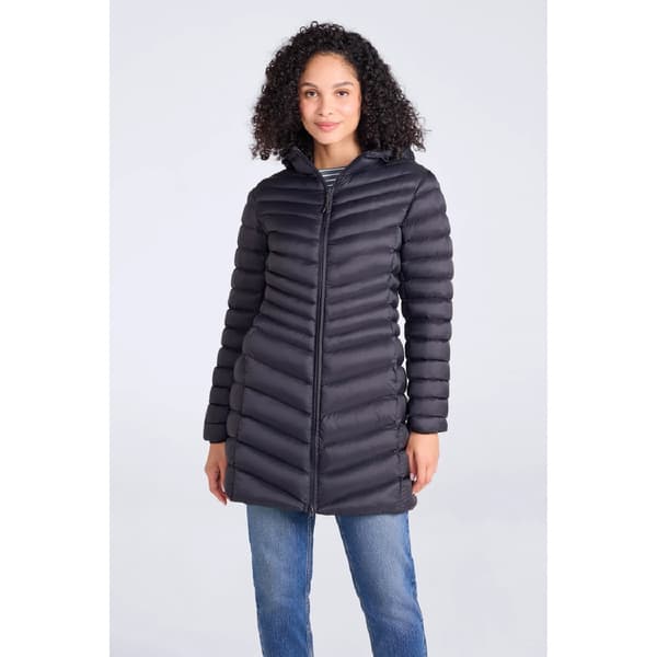 Mountain Warehouse Dam/Dam Florence Lång Vadderad Jacka 6 Black 6 UK