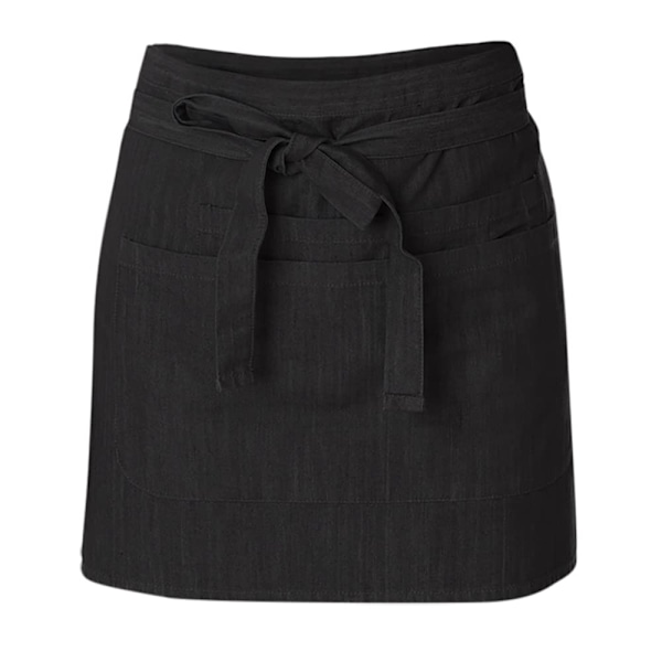 Dennys Unisex Vuxen Denim Midjeförkläde En Storlek Svart Black One Size