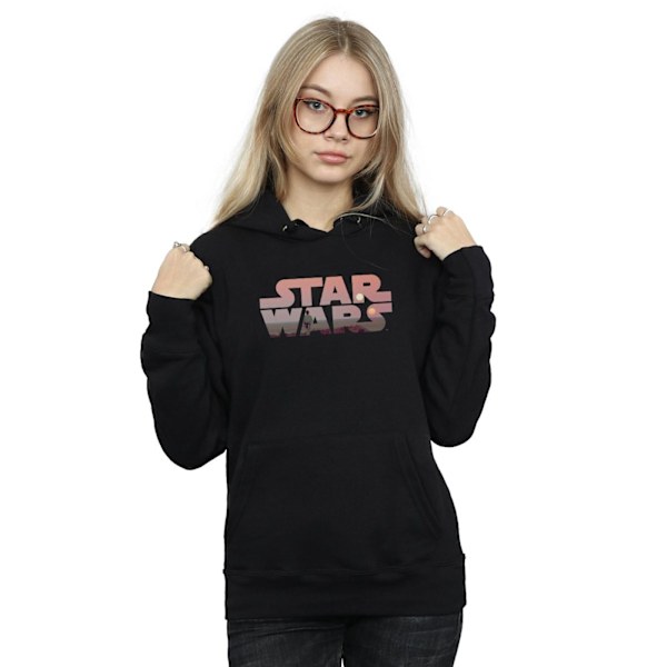 Star Wars Dam/Kvinnor Tatooine Logotyp Hoodie L Svart Black L