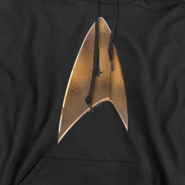 Star Trek: Discovery Herr Command Shield Hoodie XL Svart Black XL