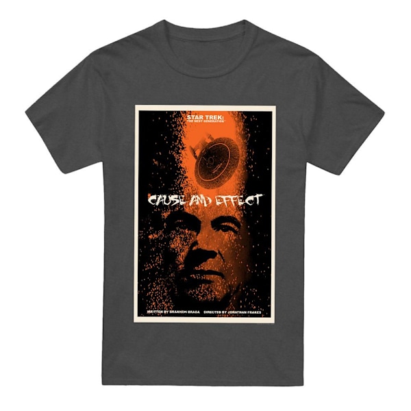 Star Trek Unisex Vuxen The Next Generation Säsong 5 Avsnitt 18 Charcoal M