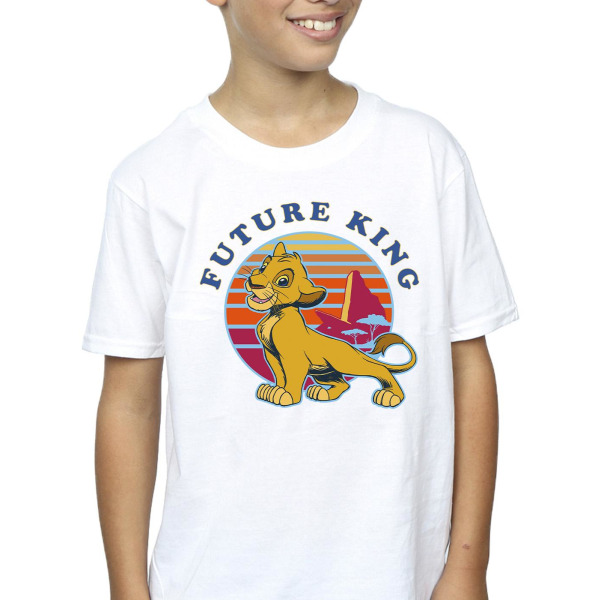 Disney Boys The Lion King Future King T-shirt 9-11 år Vit White 9-11 Years