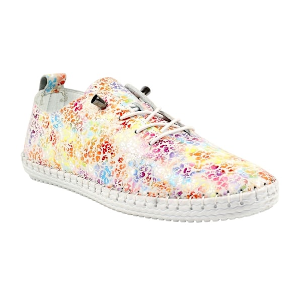 Lunar Dam/Dam Ellington Läder Plimsolls 6 UK Flerfärgad Multicoloured 6 UK