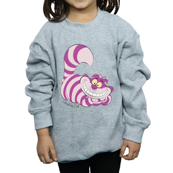 Alice i Underlandet Flickor Cheshire Cat Sweatshirt 12-13 År S Sports Grey 12-13 Years