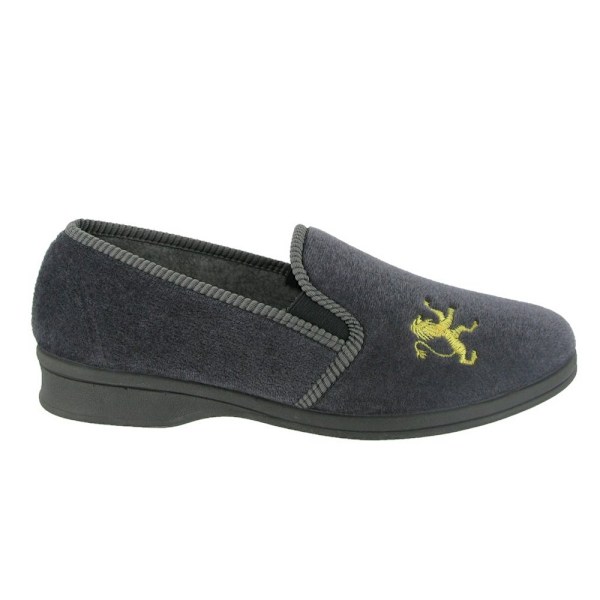 Mirak Warminster/Frank Slip-On Slipper / Herrtofflor / Klassiska tofflor Grey 8 UK