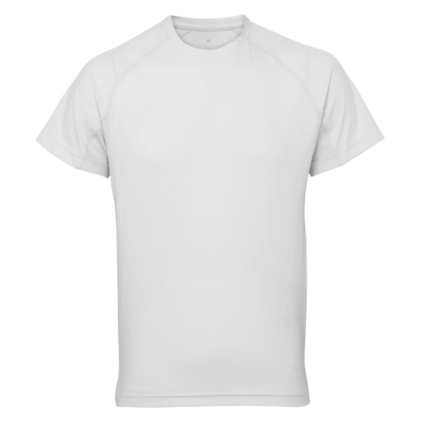 Tri Dri Mens Panelled Kortärmad T-Shirt 3XL Vit White 3XL