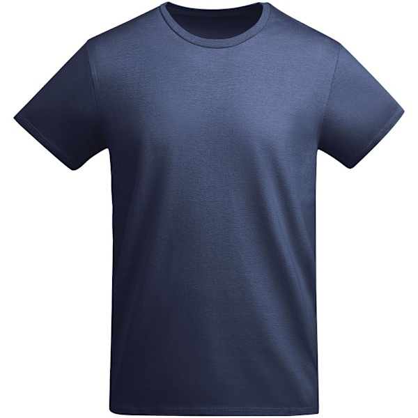 Roly Breda Plain T-shirt för Herrar M Marinblå Navy Blue M