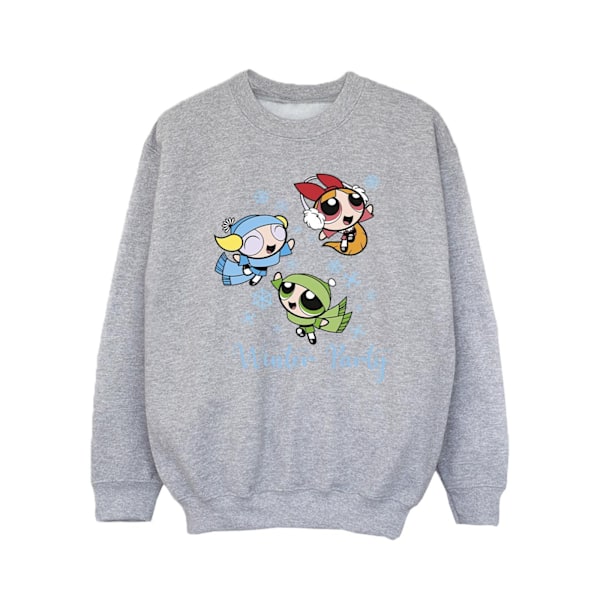 Powerpuff Girls Girls Girls Vinterfest Sweatshirt 5-6 år Sports Grey 5-6 Years
