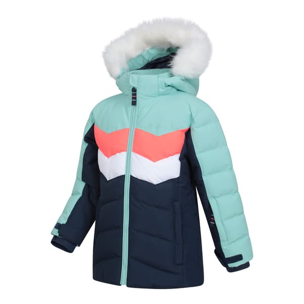 Mountain Warehouse Arctic Vattentät Skidjacka för Barn Light Teal 7-8 Years