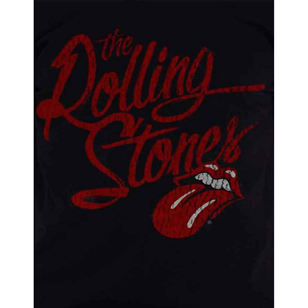 The Rolling Stones Unisex Adult Script Logo T-Shirt XXL Svart Black XXL