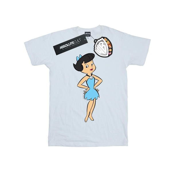 The Flintstones Girls Betty Rubble Classic Pose Bomull T-shirt White 3-4 Years