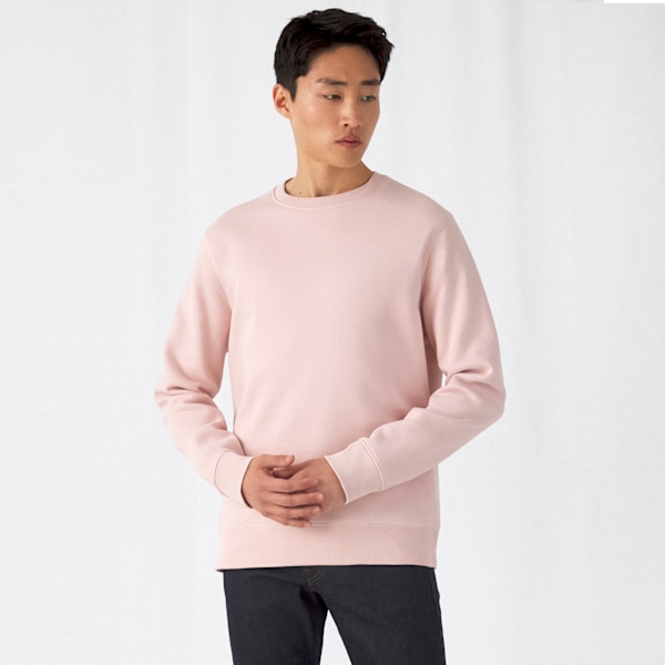 B&C Herr King Crew Neck Sweater XL Soft Rose Soft Rose XL