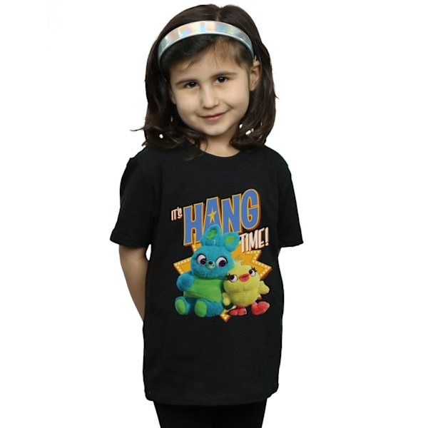 Disney Girls Toy Story 4 It´s Hang Time Bomull T-shirt 7-8 år Black 7-8 Years