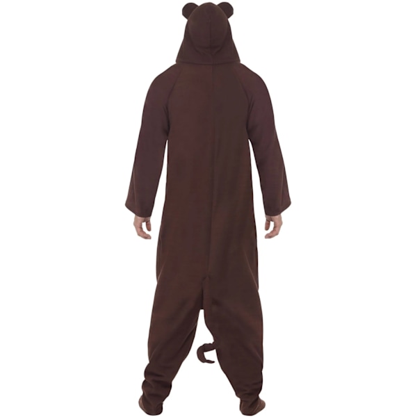 Smiffys Unisex Vuxen Monkey Bodysuit M Brun Brown M