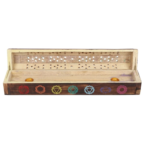 Elements Blandad Sju Chakra Trä Rökelse Presentset En Storlek Br Brown One Size