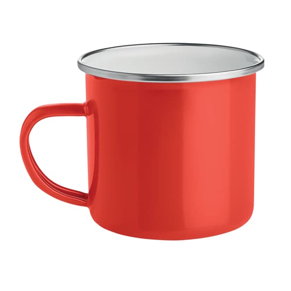 MidOcean Plateado Emaljerad Metallmugg 350ml One Size Röd Red One Size