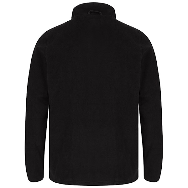 Henbury Unisex Vuxen Återvunnen Polyester Fleecejacka 4XL Svart Black 4XL
