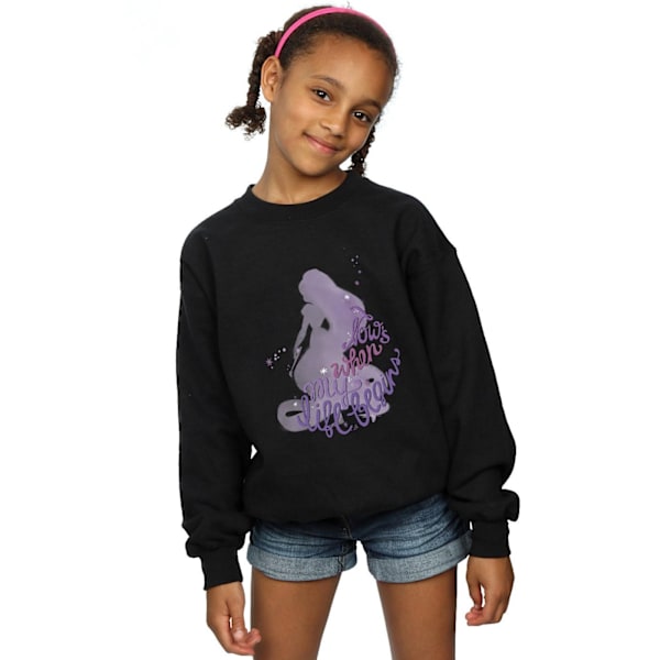 Disney Girls Tangled Nu är det min tur att börja mitt liv Sweatshirt 5-6 år White 5-6 Years
