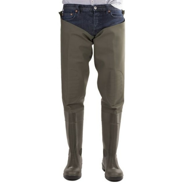 Amblers Safety Unisex Vuxna Forth Lårhöga Säkerhetsfiskebyxor Green 4 UK