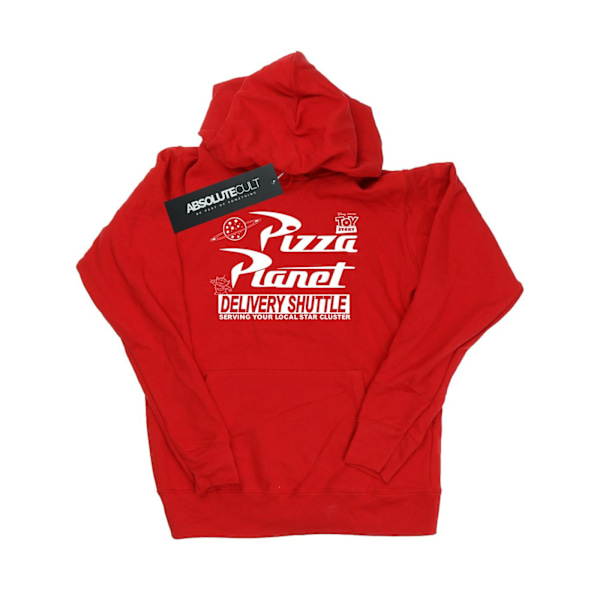 Disney Dam/Kvinnor Toy Story Pizza Planet Logo Hoodie L Röd Red L