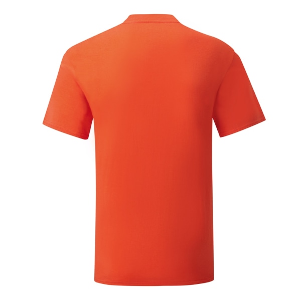 Fruit Of The Loom Iconic T-shirt för män (pack om 5) XL Flame Oran Flame Orange XL