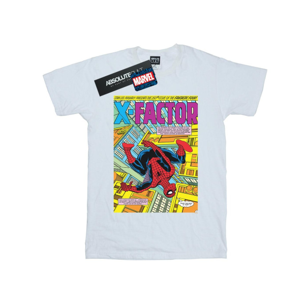 Marvel Mens Spider-Man X Factor Cover T-Shirt L Vit White L