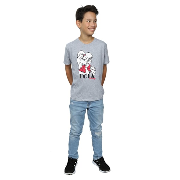 Looney Tunes Boys Classic Lola Bunny T-shirt 12-13 år Sport Sports Grey 12-13 Years