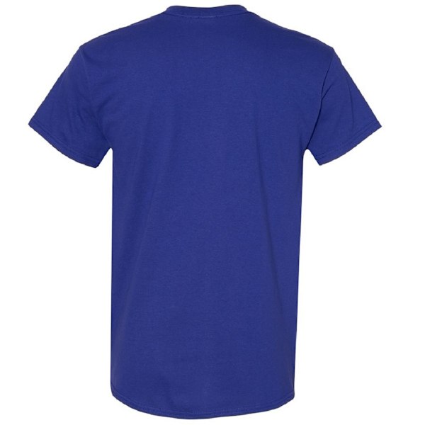 Gildan Herr T-shirt i tung bomull med korta ärmar 2XL koboltblå Cobalt Blue 2XL