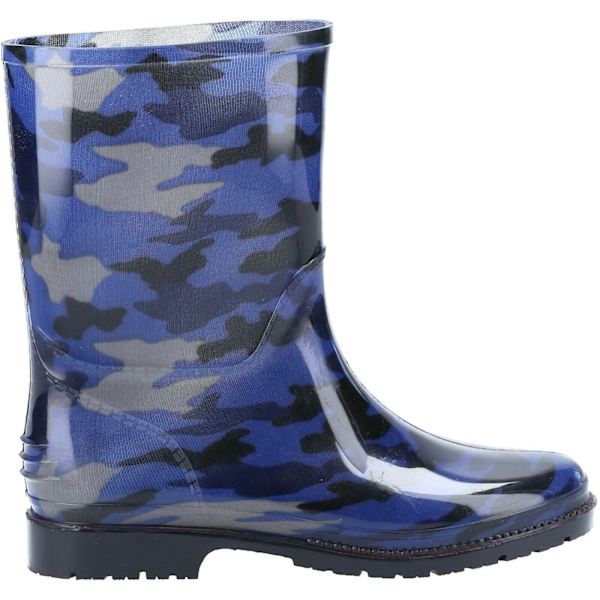 Cotswold Barn/Barn PVC Wellingtonstövlar 4 UK Barn Marinblå Navy 4 UK Child