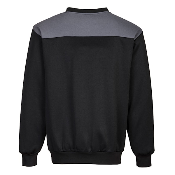 Portwest Herr PW2 Sweatshirt M Svart/Zoom Grå Black/Zoom Grey M
