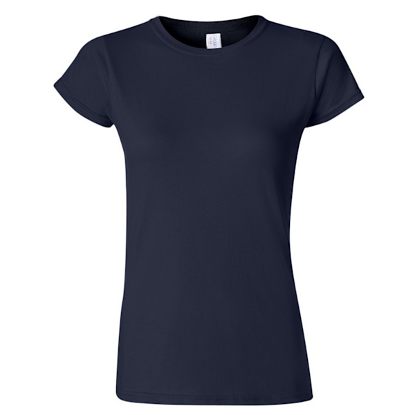 Gildan Ladies Soft Style Kortärmad T-shirt 2XL Marinblå Navy 2XL