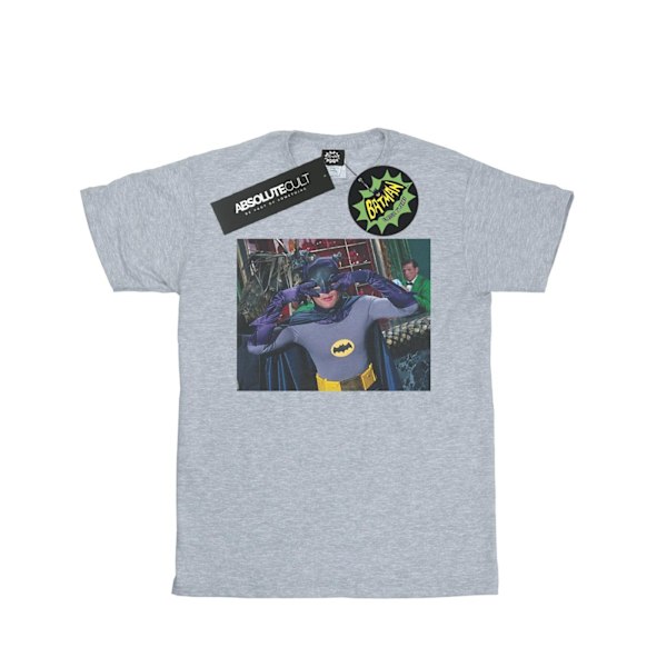 DC Comics Girls Batman TV-serie Batdance foto bomull T-shirt Sports Grey 5-6 Years