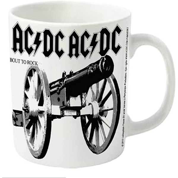 AC/DC Those About To Rock Mug En Storlek Vit/Svart White/Black One Size