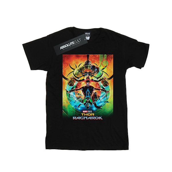 Marvel Studios Boys Thor Ragnarok Poster T-Shirt 5-6 år Svart Black 5-6 Years