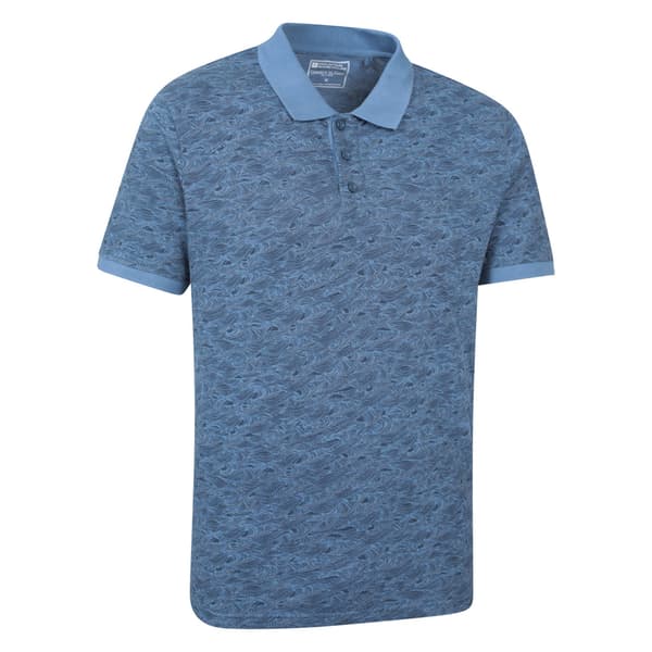 Mountain Warehouse Dawnay Pikétröja för män M Majs Corn Blue M